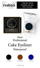 Maliao® Cake Eyeliner Waterproof – 2-in-1 Gel Kajal