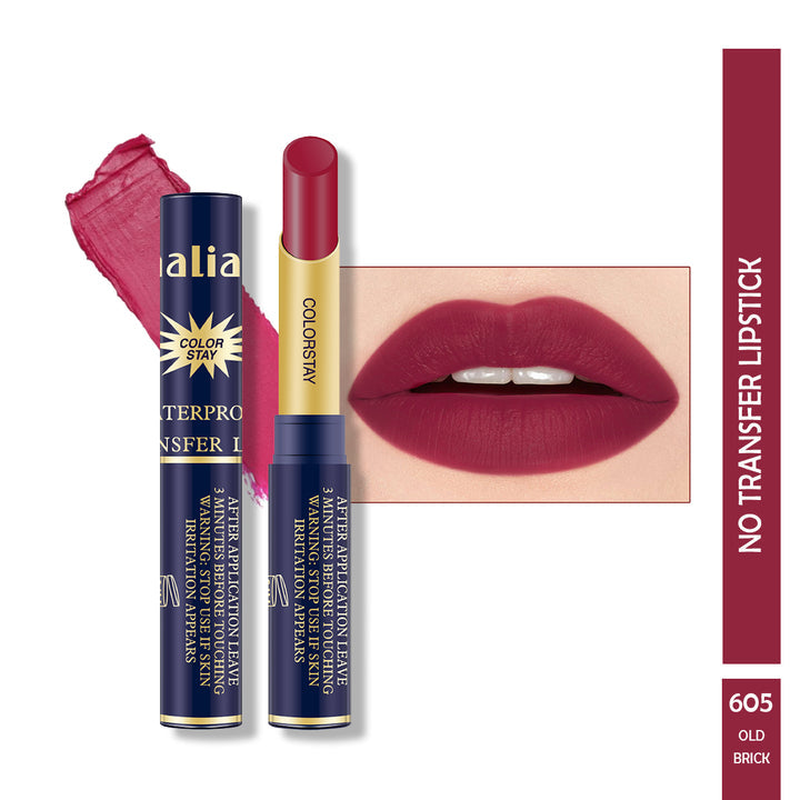 Maliao Color stay Waterproof No-Transfer Lipstick