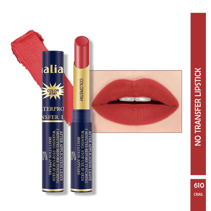 Maliao Color stay Waterproof No-Transfer Lipstick