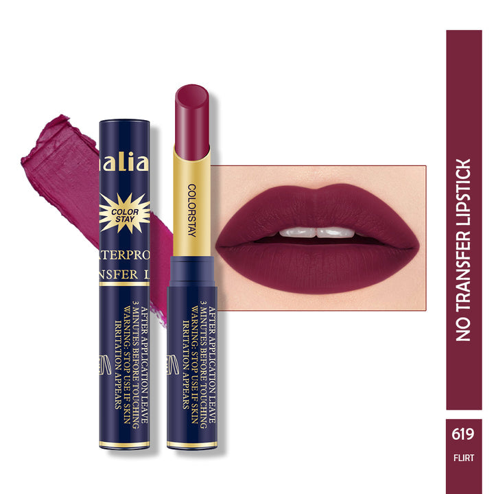 Maliao Color stay Waterproof No-Transfer Lipstick