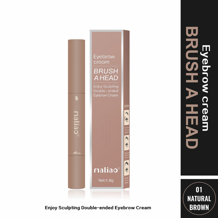 Maliao® Double-Ended Eyebrow Cream Brush