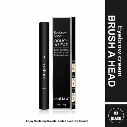 Maliao® Double-Ended Eyebrow Cream Brush