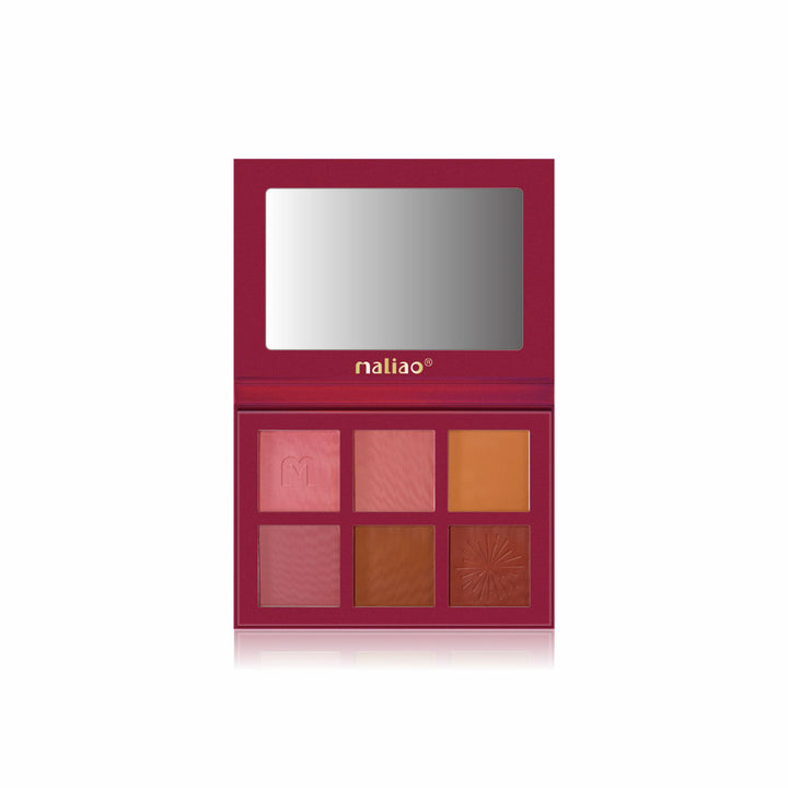 Maliao HD Blush Palette 6 Color Matte