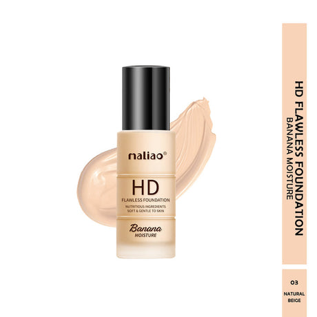 Maliao® HD Flawless Foundation Banana Moisture Full Coverage