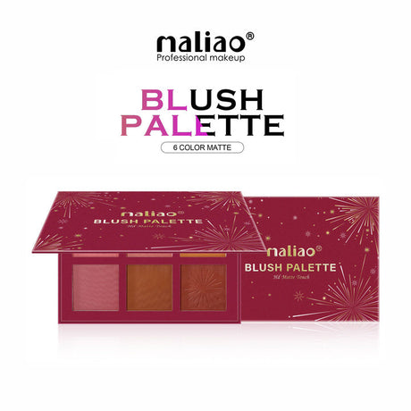Maliao® HD Matte Touch Blush Palette 6 Colors