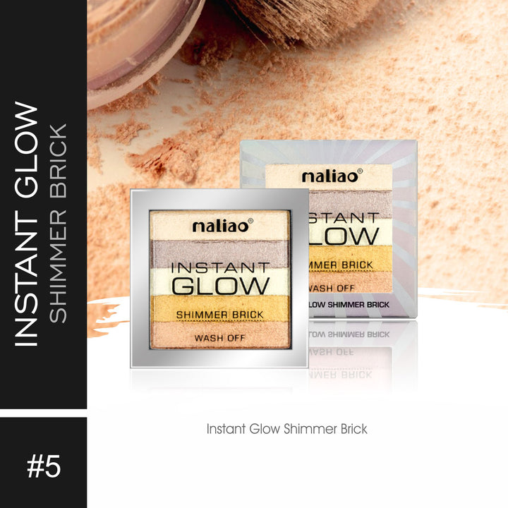 Maliao® Instant Glow Shimmer Brick Powder. maliao.pk