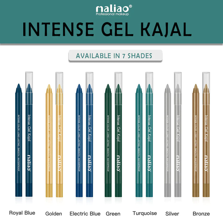 Maliao® Intense Gel Kajal Waterproof Eyeliner – Long Lasting