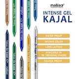 Maliao®  Intense Gel Kajal – Waterproof Smudge-Proof Liner