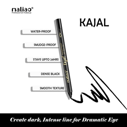 Maliao® Kajal Waterproof Smudge Proof Eyeliner