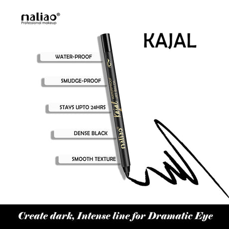 Maliao® Kajal Waterproof Smudge Proof Eyeliner