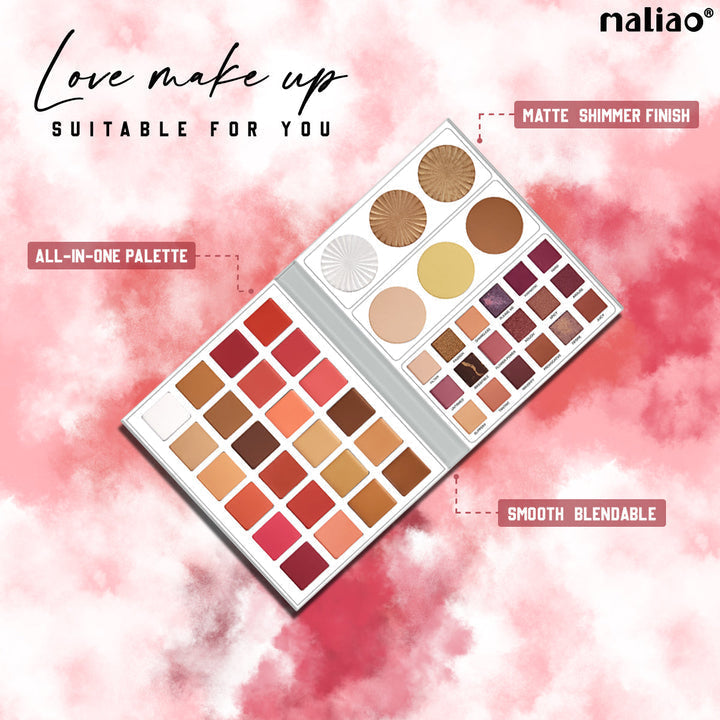 Maliao® Love Makeup All-in-One Color Palette. maliao.pk