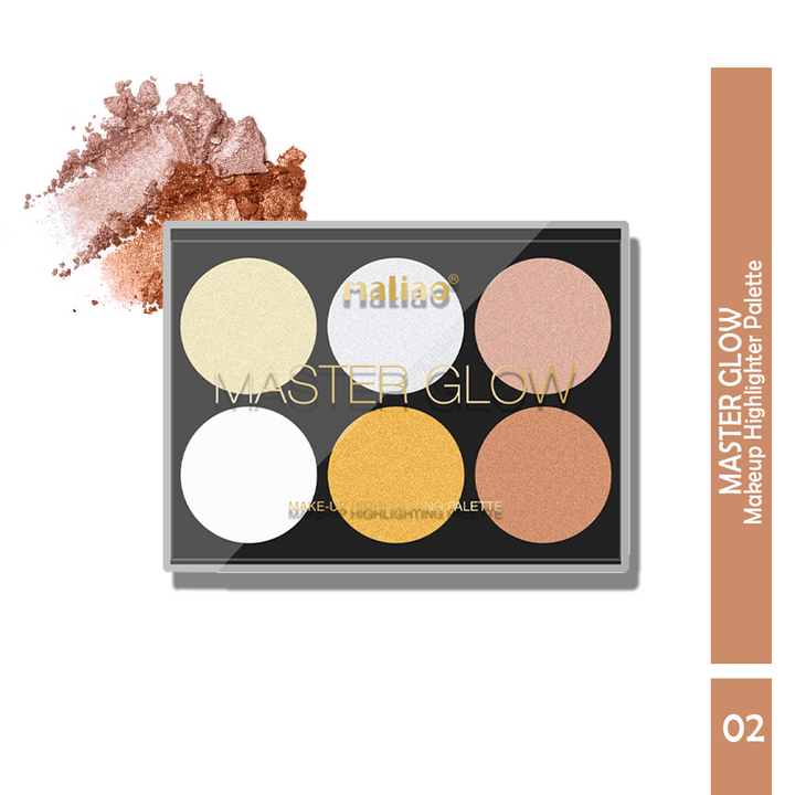 Maliao® Master Glow Highlighting Palette – Radiant Finish. maliao.pk