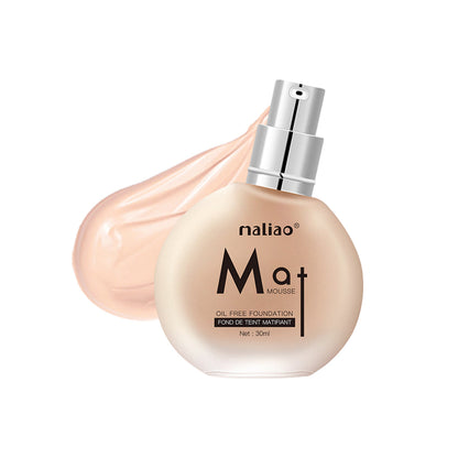 Maliao® Mat Mousse Oil-Free Foundation Lightweight Matte