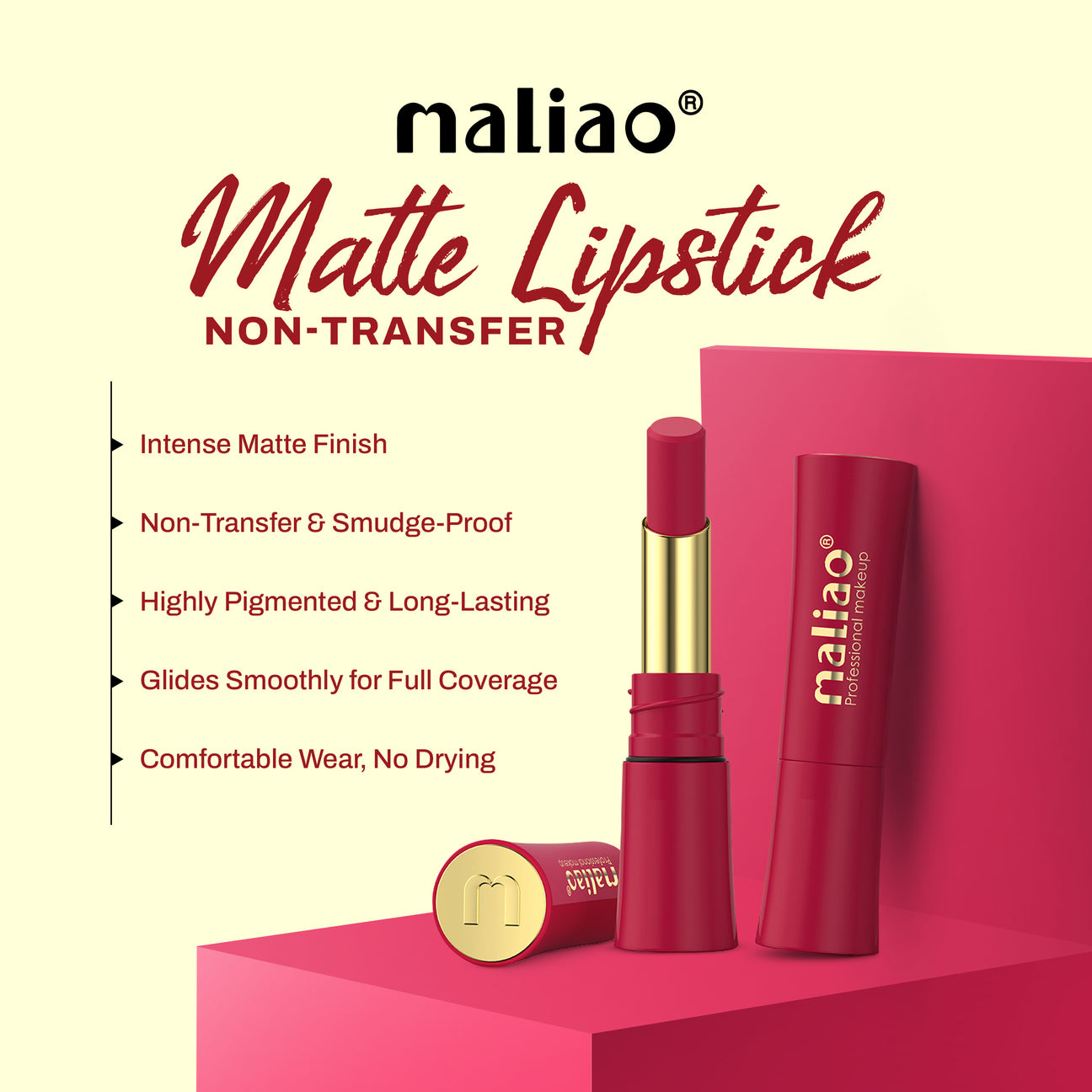 Maliao® Matte Lipstick Non-Transfer Long-Lasting
