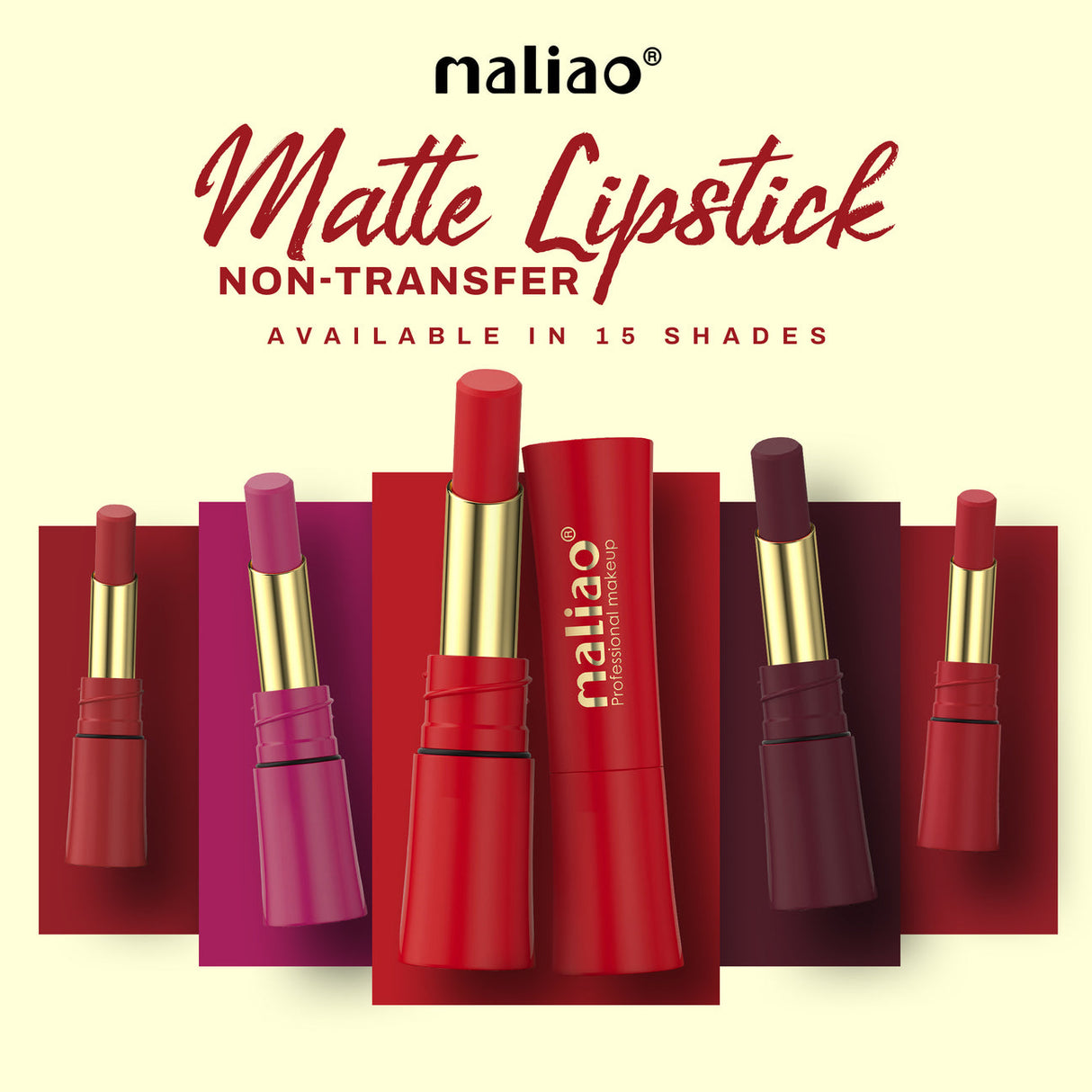 Maliao® Matte Lipstick Non-Transfer Long-Lasting