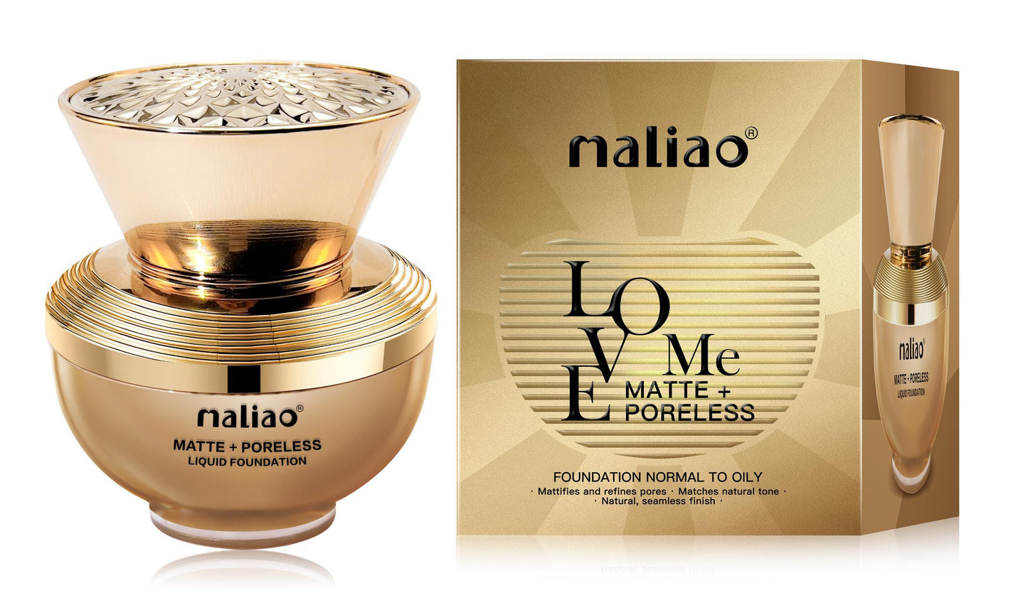 Maliao® Matte + Poreless Foundation for Oily Skin