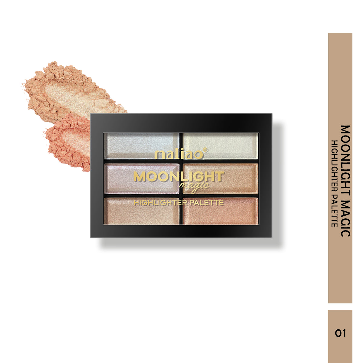 Maliao® Moonlight Magic Highlighter Palette. maliao.pk