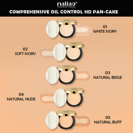 Maliao® Oil Control HD Pan Cake SPF 25 Compact