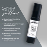 Maliao® Photo Finish Pore Minimizing Primer – Smooth Base. maliao.pk