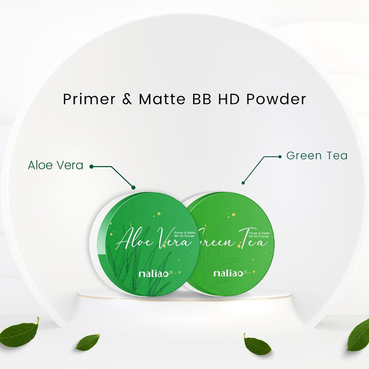 Maliao® Primer & Matte BB Powder with Green Tea. maliao.pk