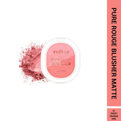 Maliao® Pure Rouge Matte Blush – Natural Glow