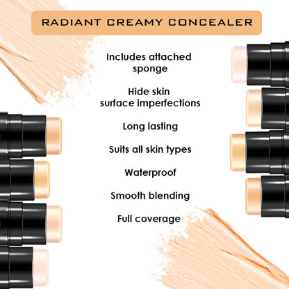 Maliao® Radiant Creamy Concealer Stick with Sponge