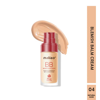 BB cream bottle with applicator on a white background. maliao.pk