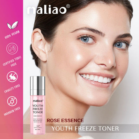 Maliao® Rose Essence Youth Freeze Toner 100ml. maliao.pk 