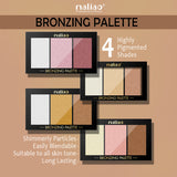Maliao® Shimmering Bronzing Palette Glow Finish