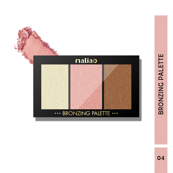 Maliao® Shimmering Bronzing Palette Glow Finish