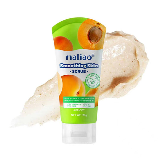 Maliao® Smoothing Skin Apricot Scrub 170g – Exfoliating Scrub for Smooth, Soft Skin