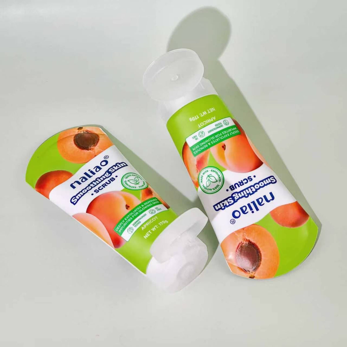 Maliao® Smoothing Skin Apricot Scrub 170g – Exfoliating Scrub for Smooth, Soft Skin