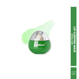 Green lip sleeping mask packaging with 'maliao' branding on a white background