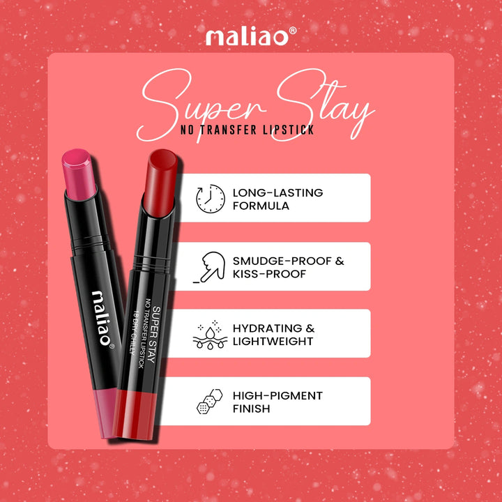 Maliao® Super Stay No Transfer Lipstick Matte