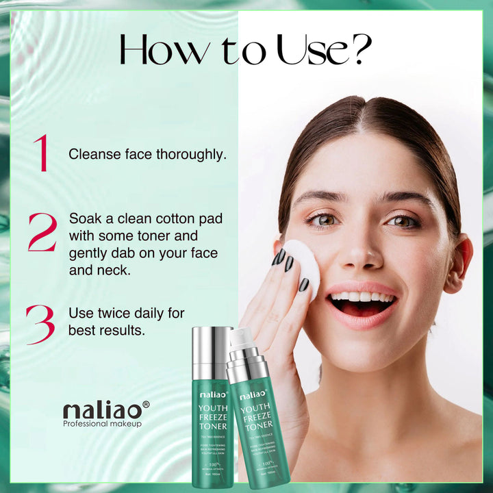 Maliao® Tea Tree Youth Freeze Toner – Pore Tightening. maliao.pk