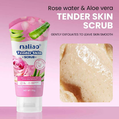 Maliao® Tender Skin Scrub – Gentle Exfoliating Face Scrub for Soft, Smooth Skin