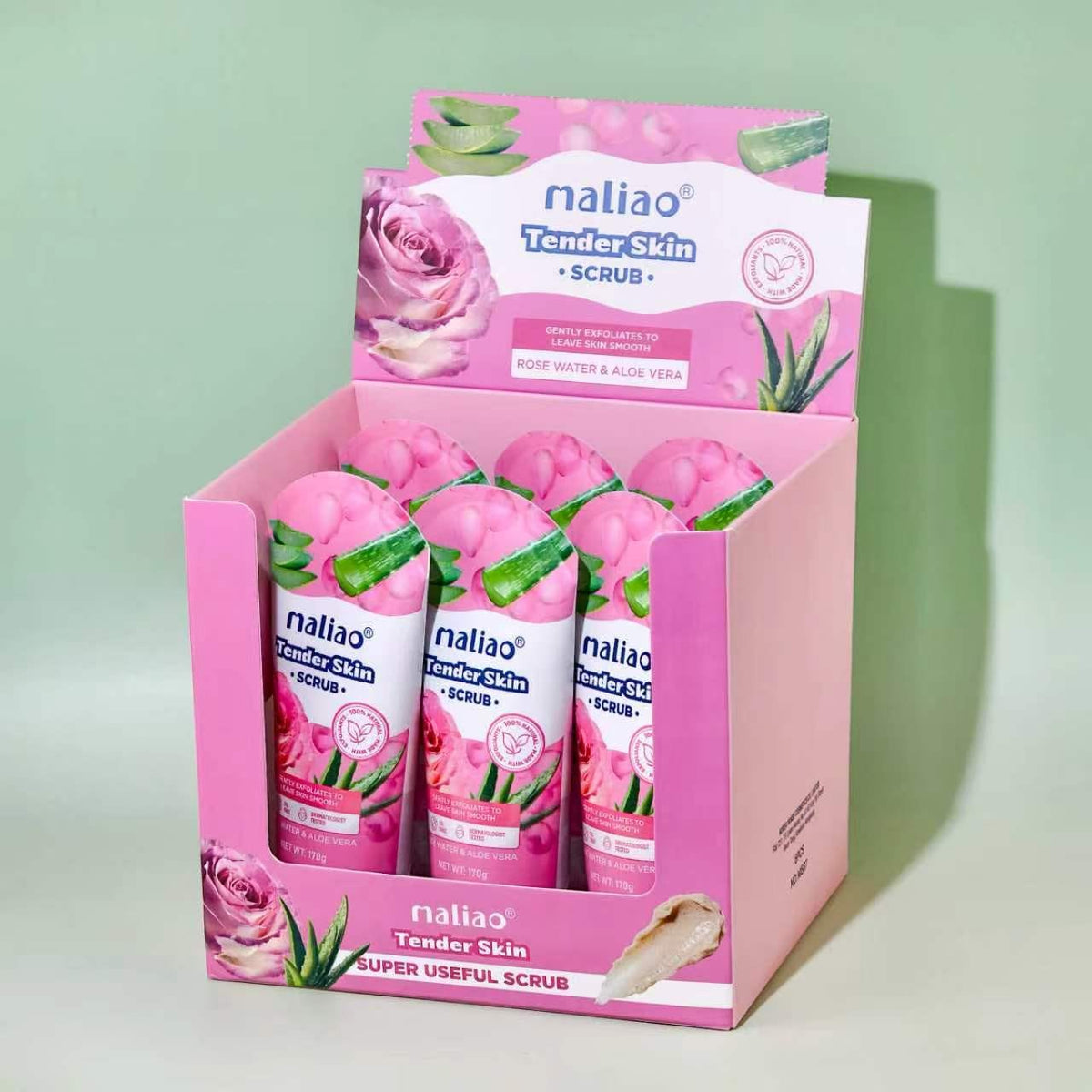 Maliao® Tender Skin Scrub – Gentle Exfoliating Face Scrub for Soft, Smooth Skin