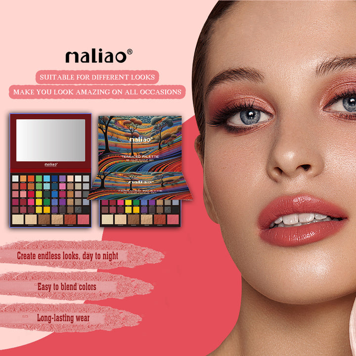 Maliao® Terraced Makeup Palette 56 Colors – Pro Kit