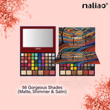 Maliao® Terraced Makeup Palette 56 Colors – Pro Kit