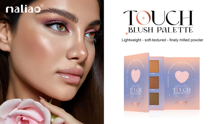 Maliao® Touch Blush Palette – Soft Glow Cheek Colors