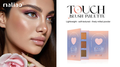 Maliao® Touch Blush Palette – Soft Glow Cheek Colors