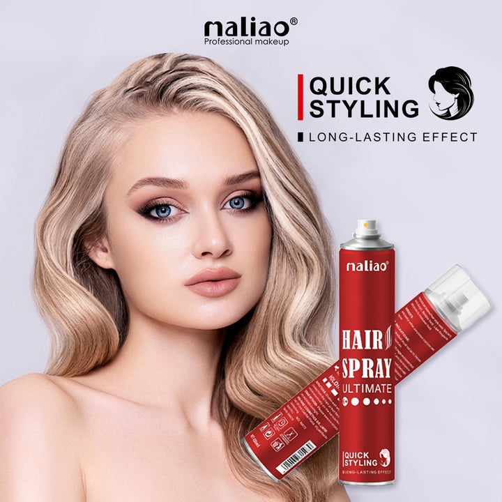 Maliao® Ultimate Hair Spray 420ml – Strong Hold Styling. maliao.pk