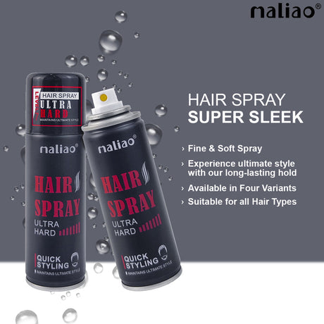Maliao® Ultra Hard Hair Spray Level 7 – Long Hold. maliao.pk