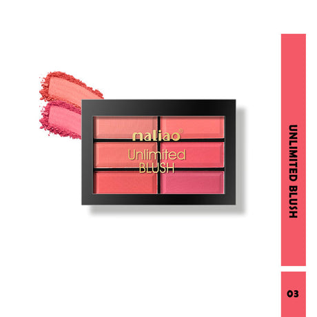 Maliao® Unlimited Blush Palette – Matte & Metallic