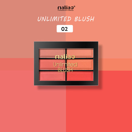 Maliao® Unlimited Blush Palette – Matte & Metallic