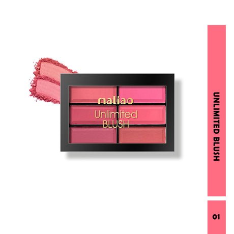 Maliao® Unlimited Blush Palette – Matte & Metallic
