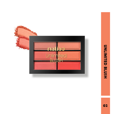 Maliao® Unlimited Blush Palette – Matte & Metallic