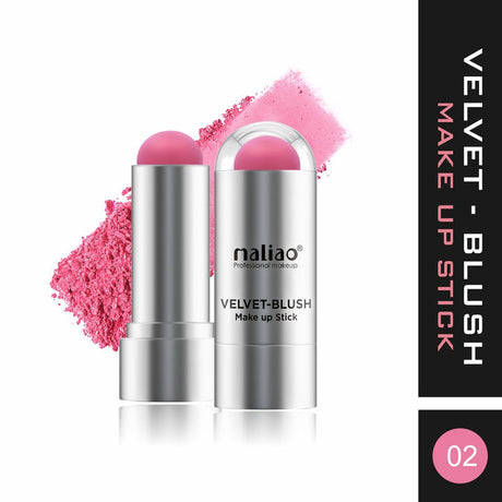 Maliao® Velvet Blush Stick – Creamy Glow Finish