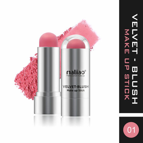 Maliao® Velvet Blush Stick – Creamy Glow Finish