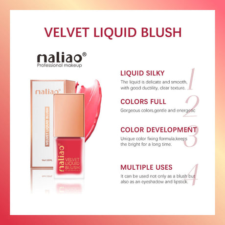 Maliao® Velvet Liquid Blush – Long-Lasting Glow